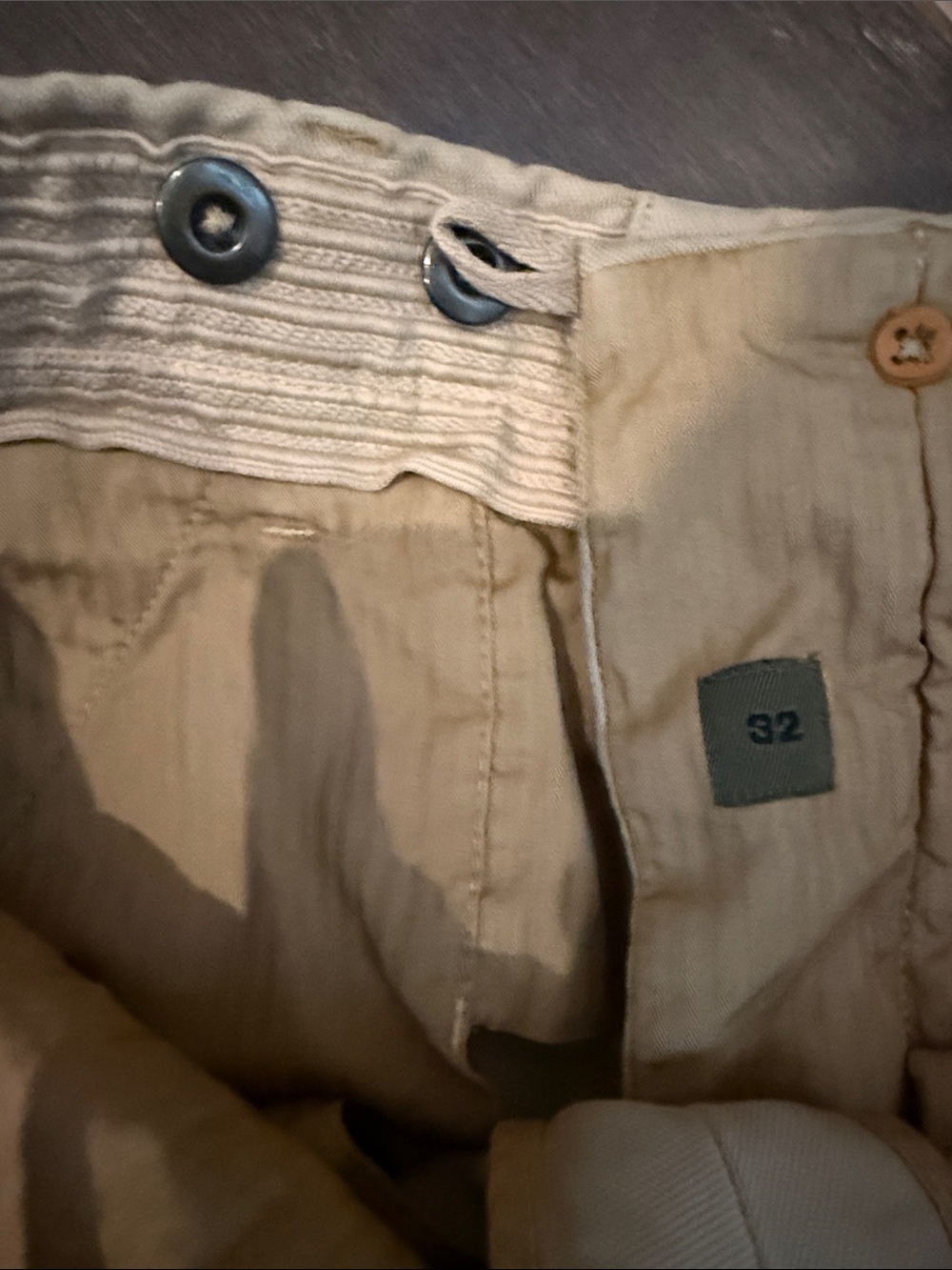Listing title: Incotex Slacks Desert Tan Slim Fit Chino Trousers 32 - Picture 12 of 16